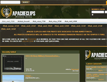 Tablet Screenshot of apacheclips.com